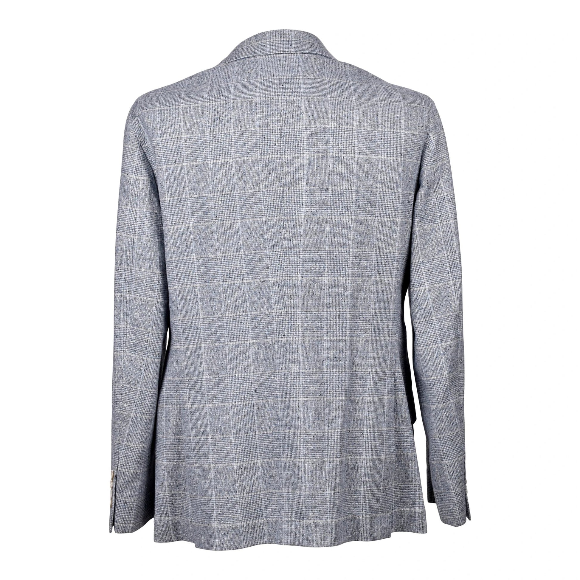 Brunello Cucinelli Blauer Seidenblazer by Brunello Cucinelli