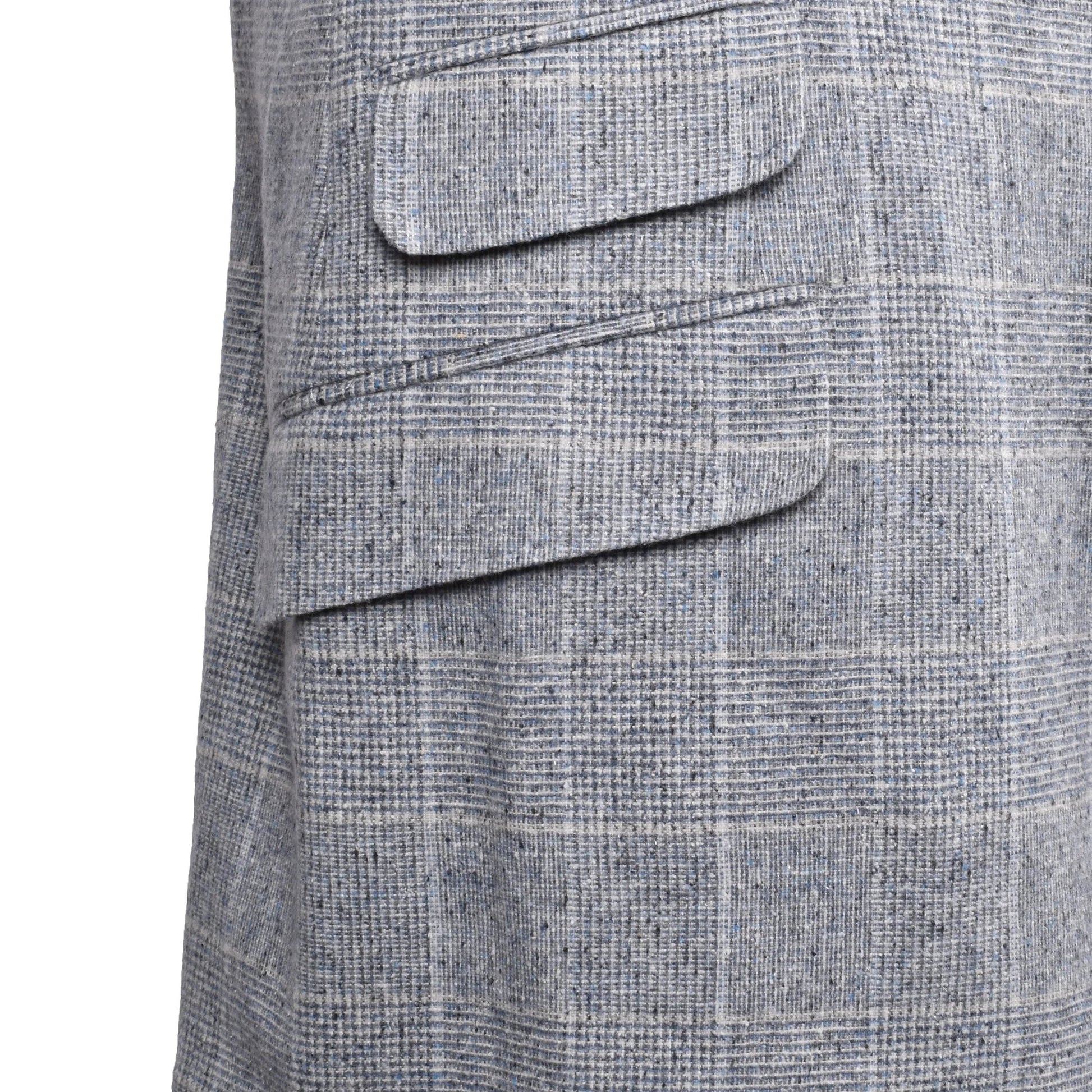 Brunello Cucinelli Blauer Seidenblazer by Brunello Cucinelli
