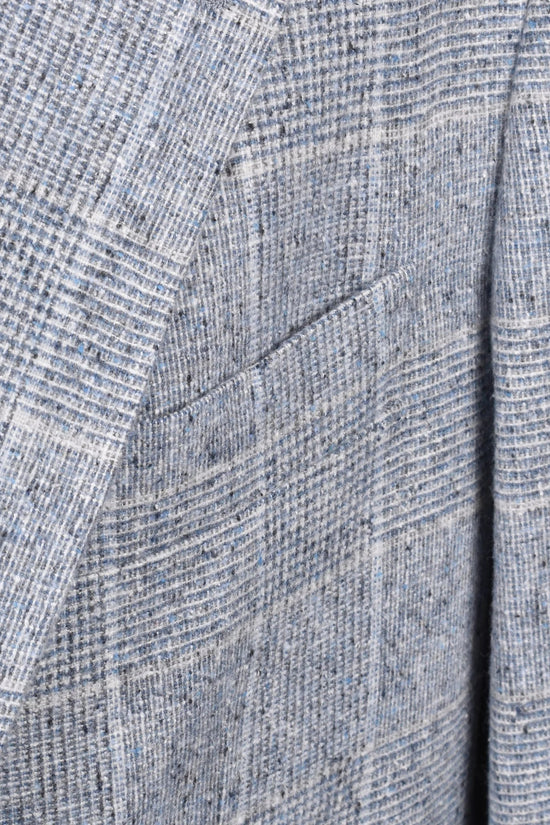 Brunello Cucinelli Blauer Seidenblazer by Brunello Cucinelli