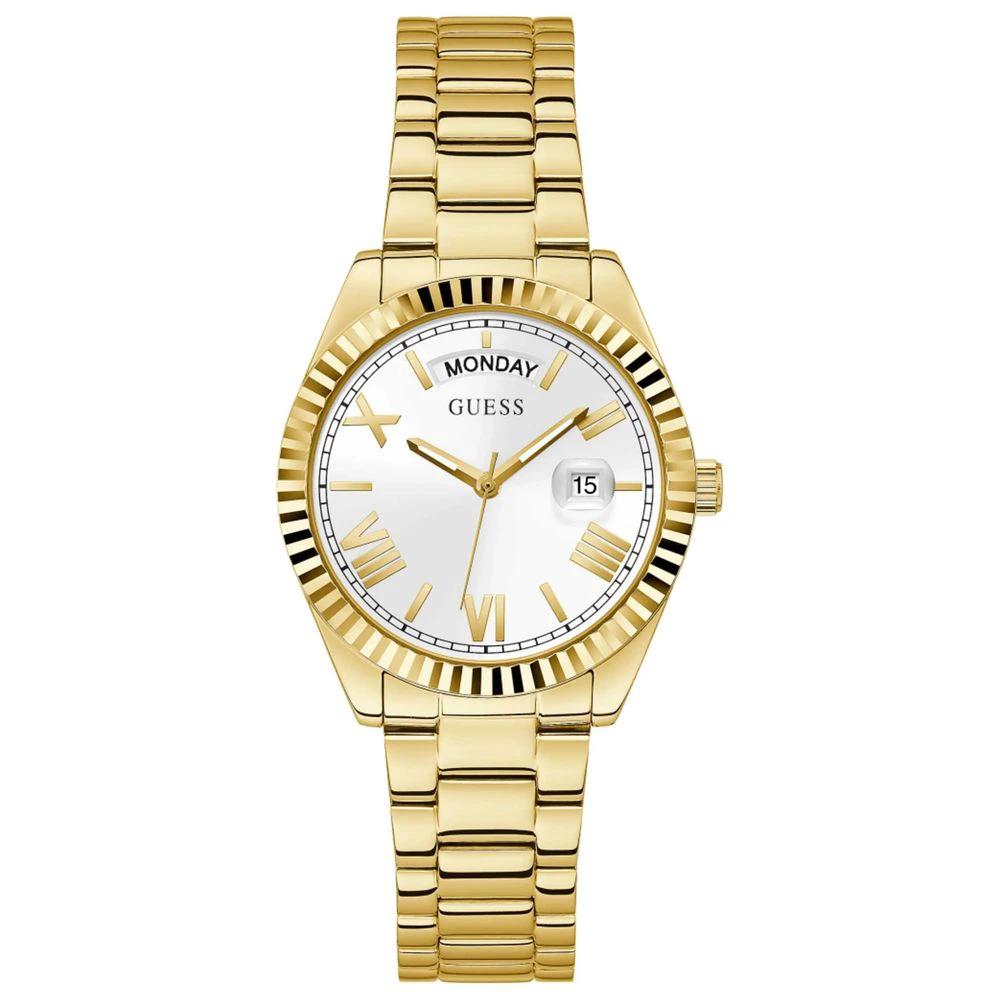 Guess Goldfarbene Edelstahl-Dresswatch by Guess
