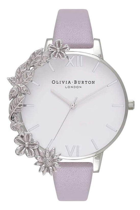 Olivia Burton Lila Kunstleder-Kleideruhr by Olivia Burton