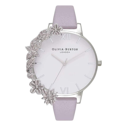 Olivia Burton Lila Kunstleder-Kleideruhr by Olivia Burton