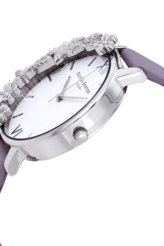 Olivia Burton Lila Kunstleder-Kleideruhr by Olivia Burton