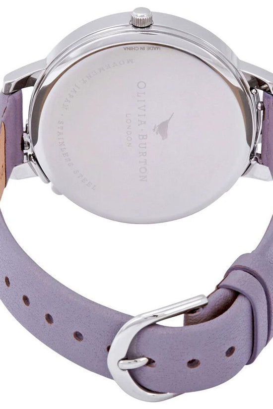 Olivia Burton Lila Kunstleder-Kleideruhr by Olivia Burton