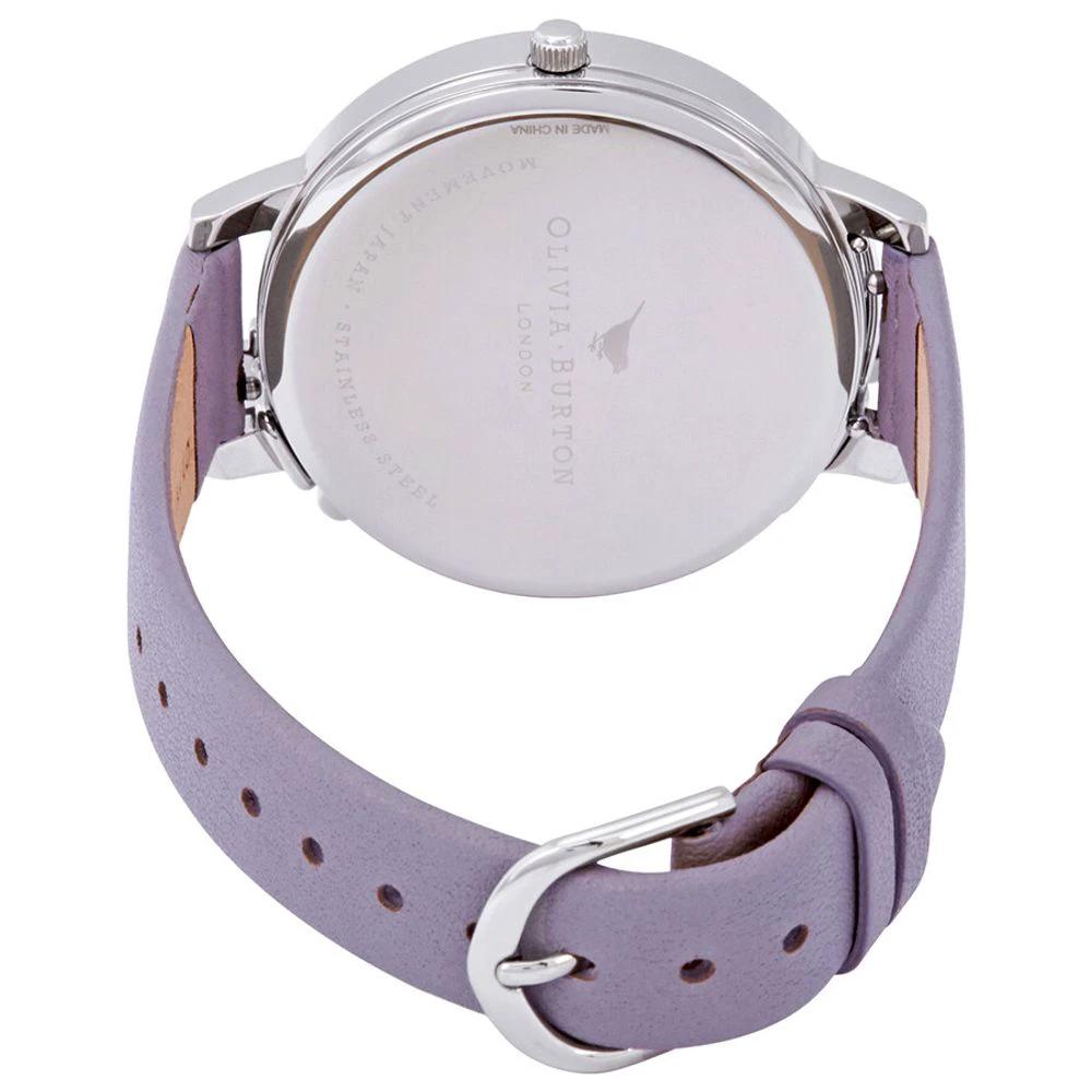 Olivia Burton Lila Kunstleder-Kleideruhr by Olivia Burton