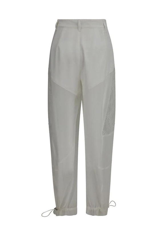 PINKO Weiße Freizeithose aus Polyester by PINKO