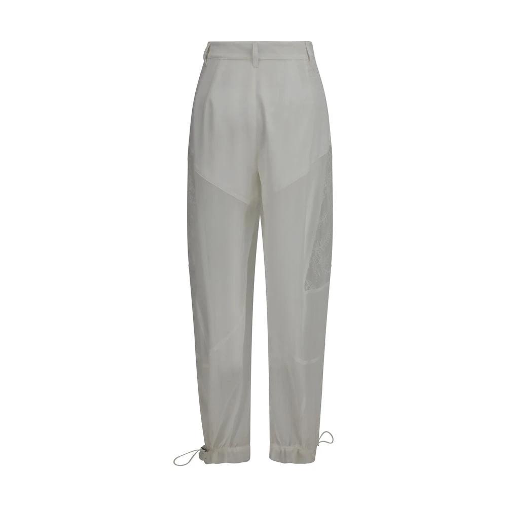 PINKO Weiße Freizeithose aus Polyester by PINKO
