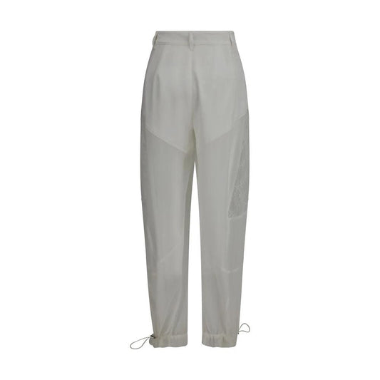 PINKO Weiße Freizeithose aus Polyester by PINKO