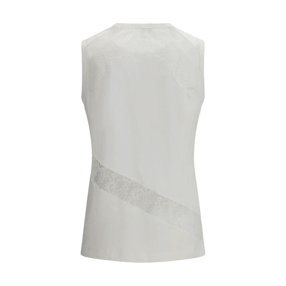 PINKO Weißes Baumwoll-T-Shirt by PINKO