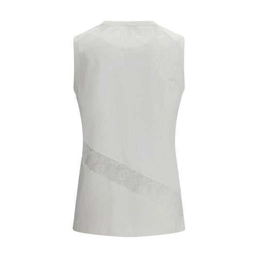 PINKO Weißes Baumwoll-T-Shirt by PINKO