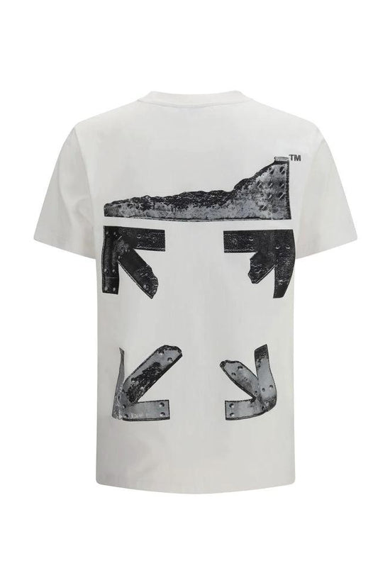 Off-White Weißes Baumwoll-T-Shirt by Off-White