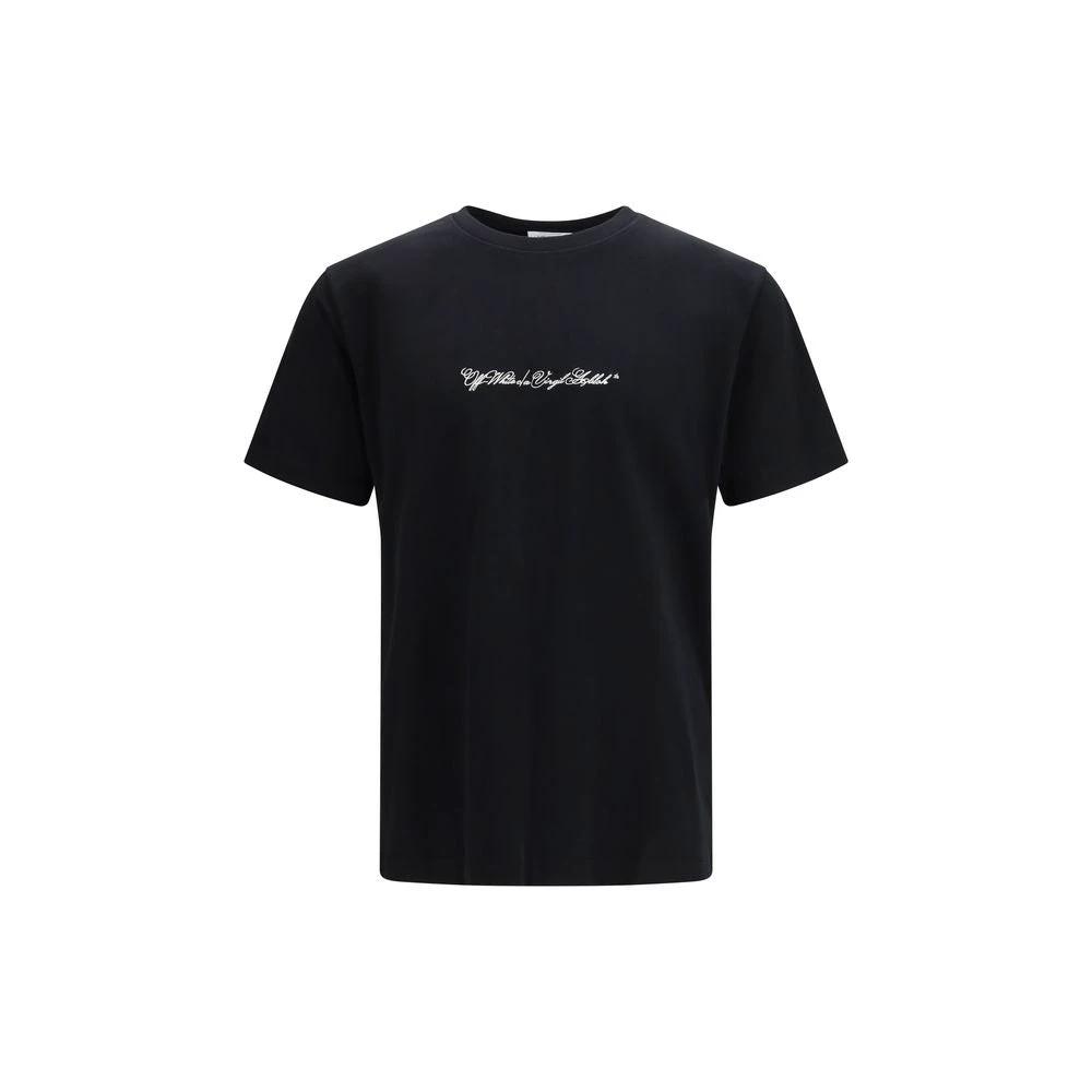 Off-White Schwarzes Baumwoll-T-Shirt by Off-White