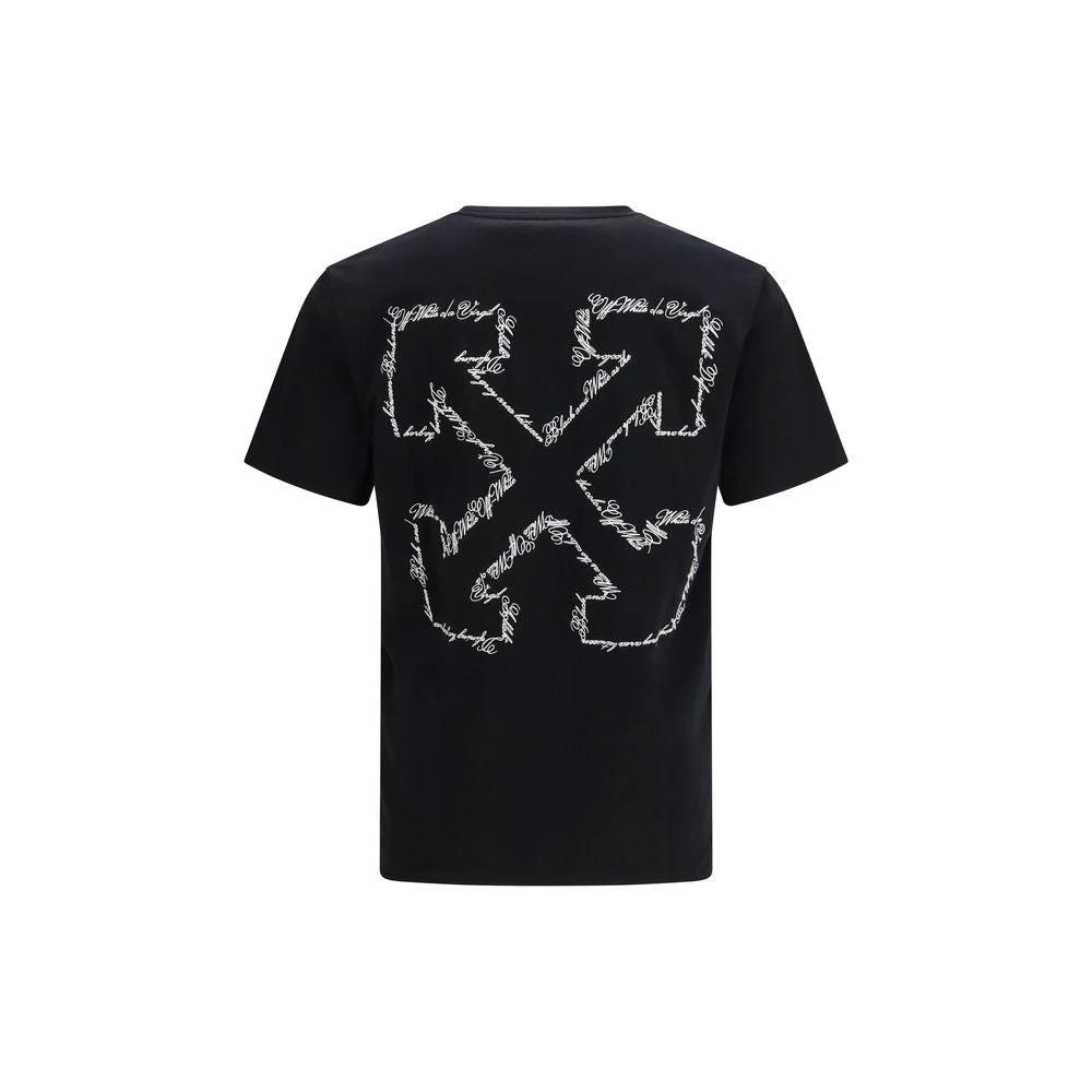 Off-White Schwarzes Baumwoll-T-Shirt by Off-White