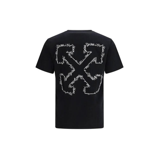 Off-White Schwarzes Baumwoll-T-Shirt by Off-White