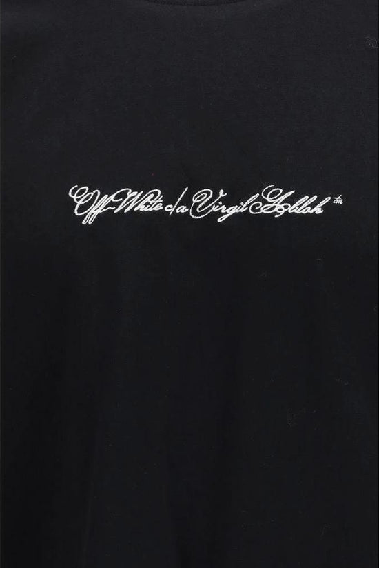 Off-White Schwarzes Baumwoll-T-Shirt by Off-White