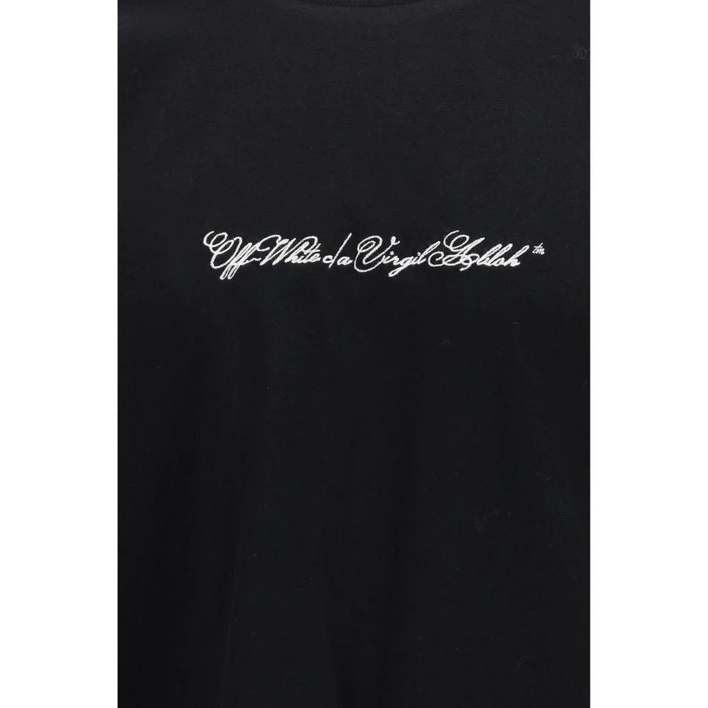 Off-White Schwarzes Baumwoll-T-Shirt by Off-White
