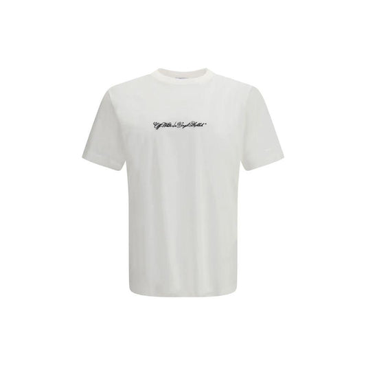 Off-White Weißes Baumwoll-T-Shirt by Off-White