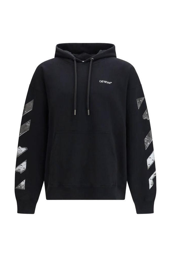 Off-White Schwarzer Baumwoll-Sweatshirt by Off-White