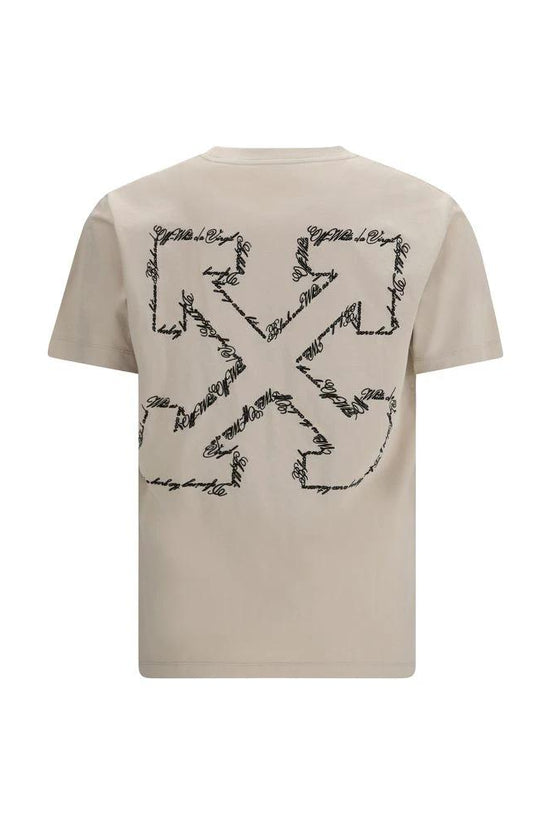 Off-White Beige Cotton T-Shirt by Off-White