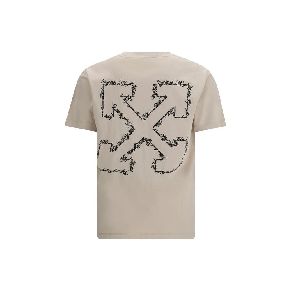 Off-White Beige Cotton T-Shirt by Off-White