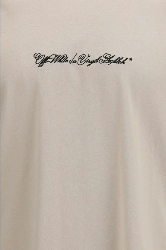 Off-White Beige Cotton T-Shirt by Off-White