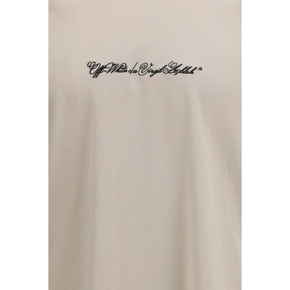 Off-White Beige Cotton T-Shirt by Off-White
