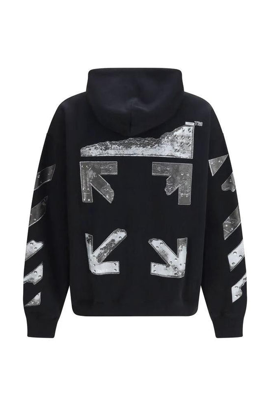 Off-White Schwarzer Baumwoll-Sweatshirt by Off-White