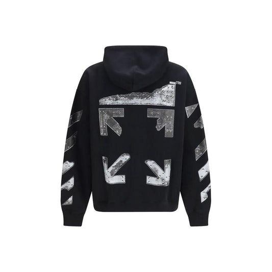 Off-White Schwarzer Baumwoll-Sweatshirt by Off-White