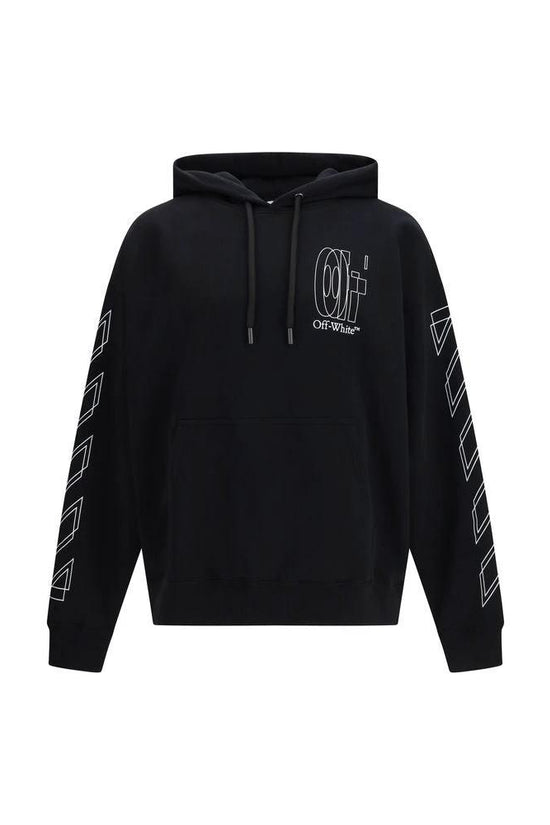 Off-White Schwarzer Baumwoll-Sweatshirt by Off-White