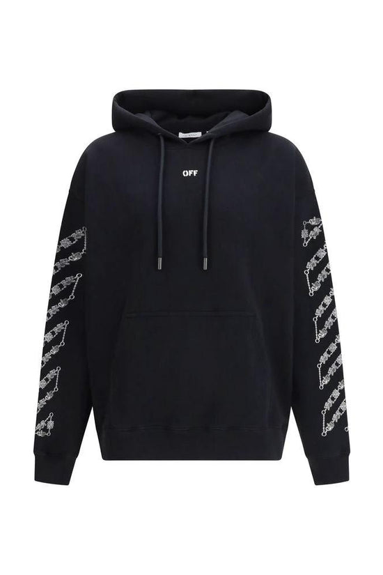 Off-White Schwarzer Baumwoll-Sweatshirt by Off-White