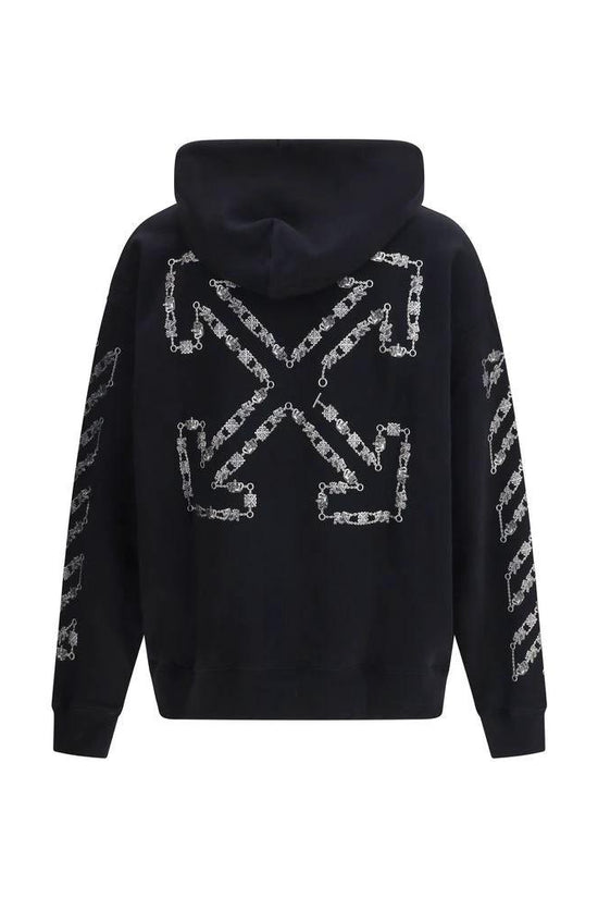 Off-White Schwarzer Baumwoll-Sweatshirt by Off-White