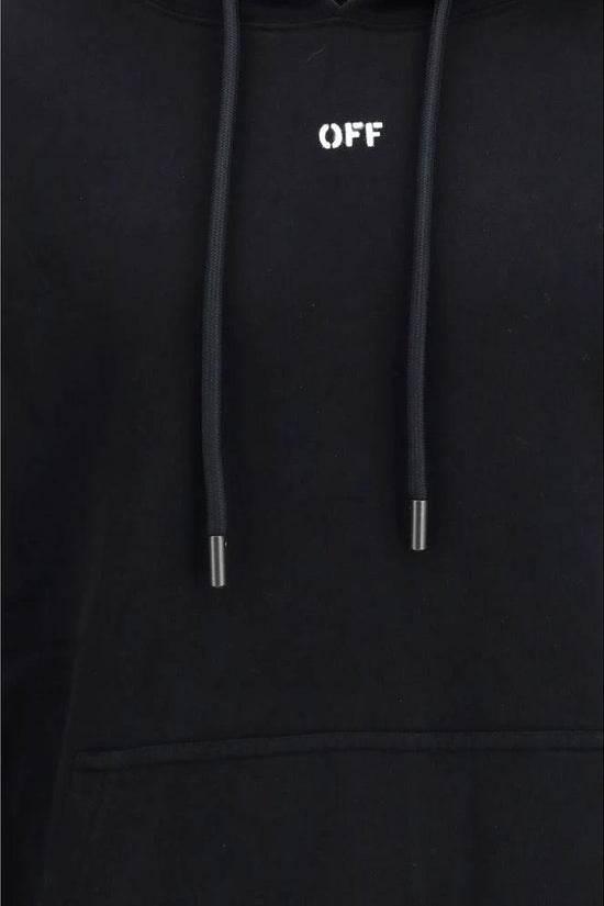 Off-White Schwarzer Baumwoll-Sweatshirt by Off-White