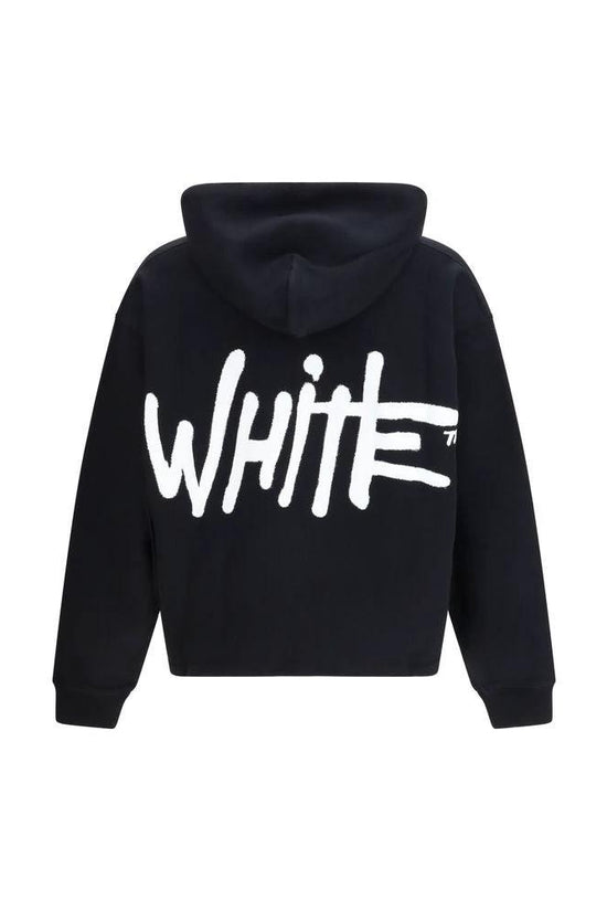 Off-White Schwarzer Baumwoll-Sweatshirt by Off-White