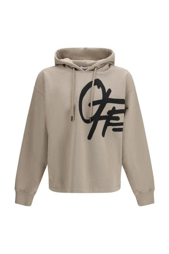 Off-White Beige Cotton Sweatshirt by Off-White