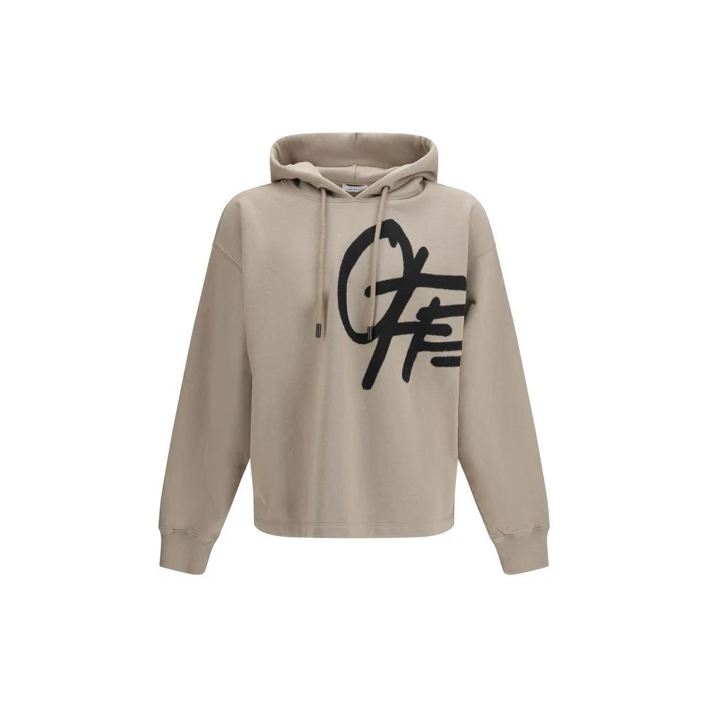 Off-White Beige Cotton Sweatshirt by Off-White