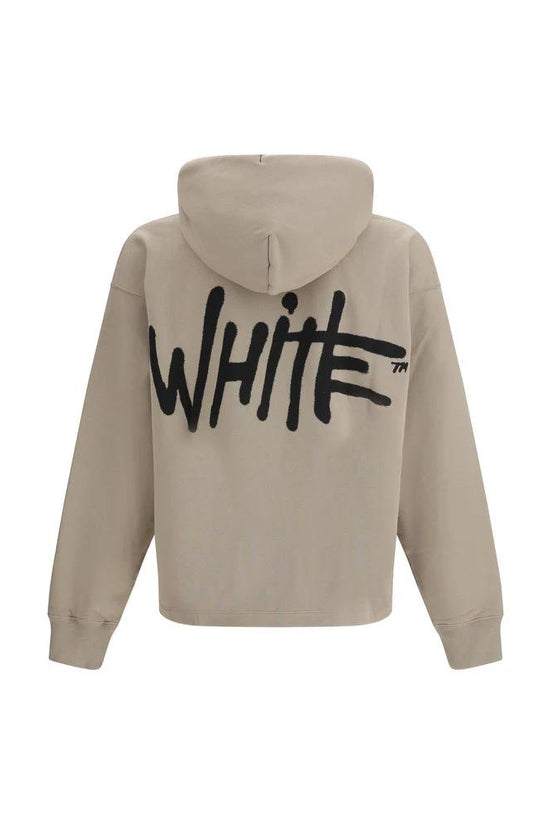 Off-White Beige Cotton Sweatshirt by Off-White
