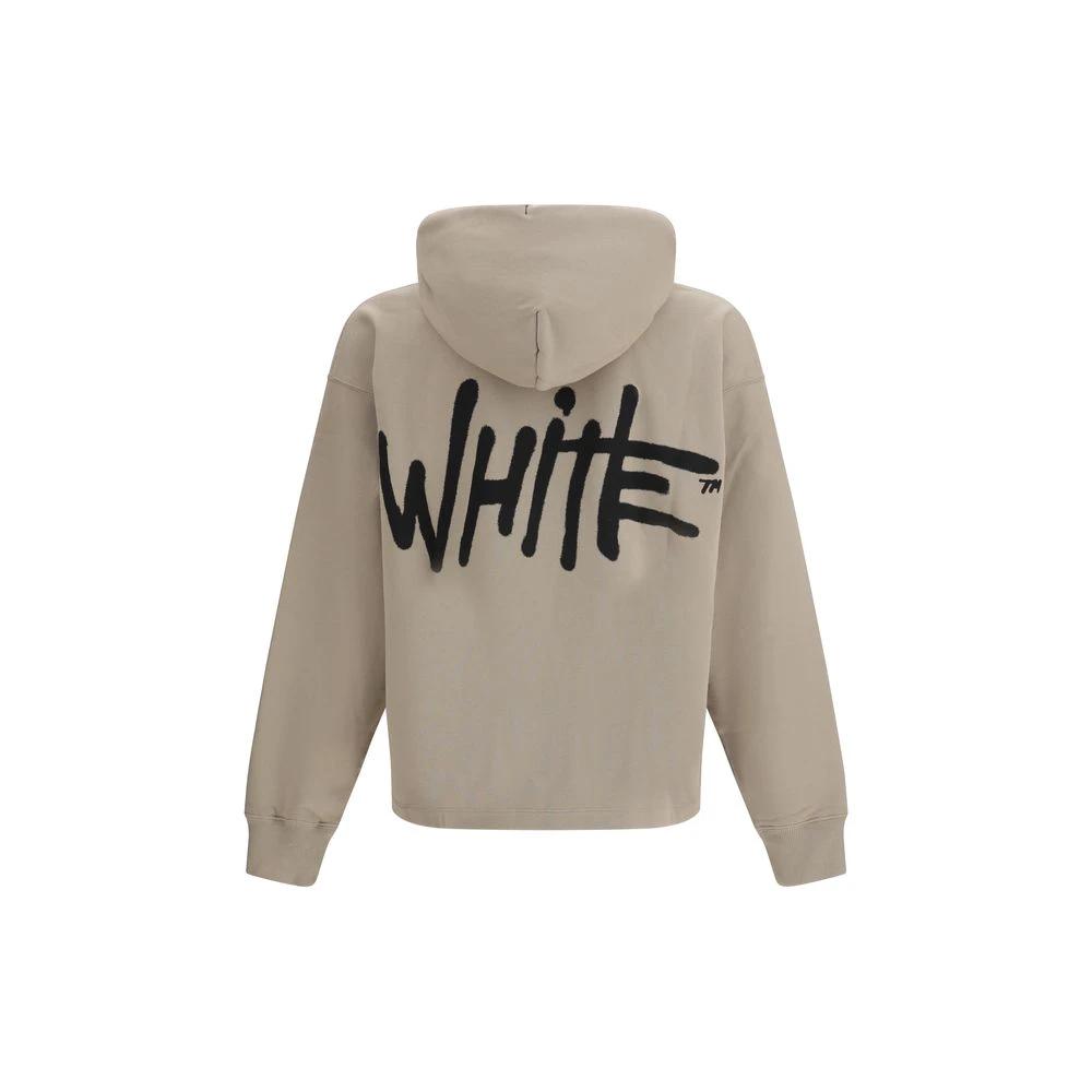 Off-White Beige Cotton Sweatshirt by Off-White
