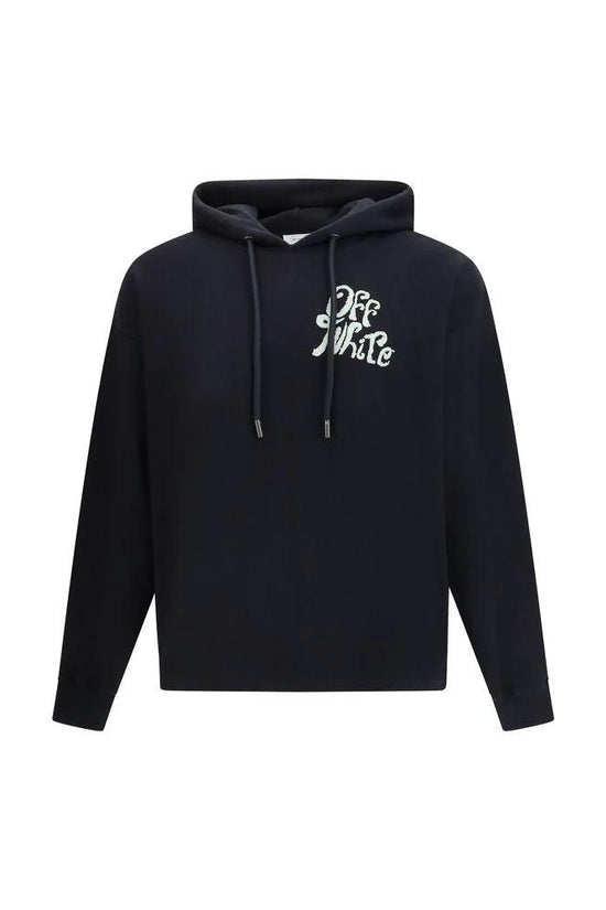 Off-White Schwarzer Baumwoll-Sweatshirt by Off-White