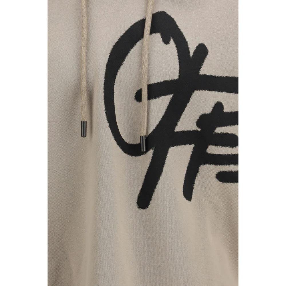 Off-White Beige Cotton Sweatshirt by Off-White