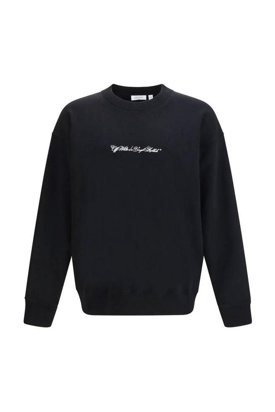 Off-White Schwarzer Baumwoll-Sweatshirt by Off-White