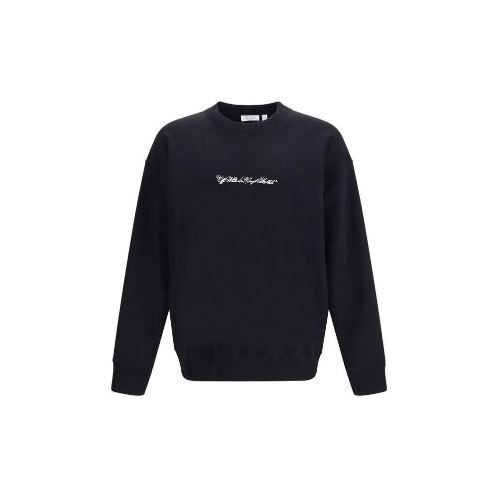 Off-White Schwarzer Baumwoll-Sweatshirt by Off-White