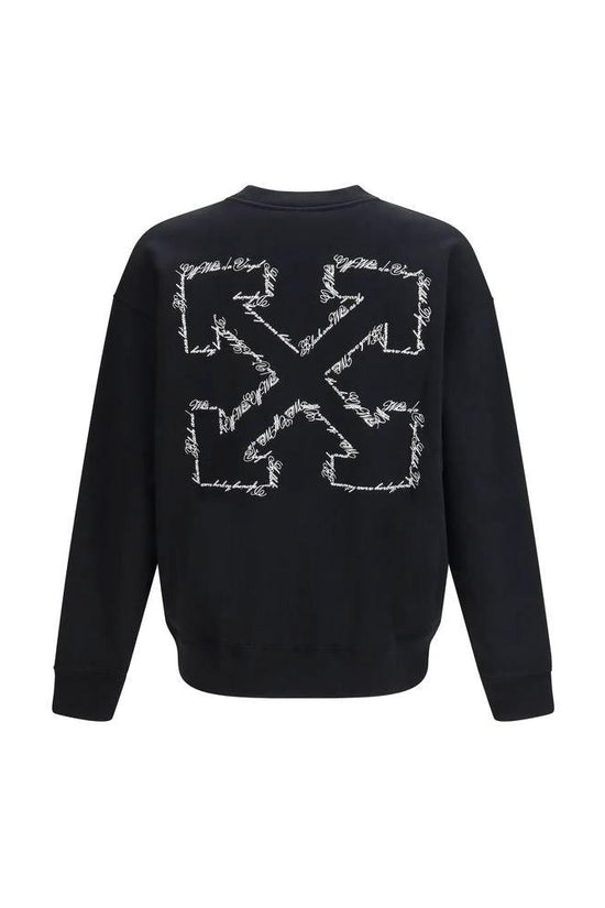 Off-White Schwarzer Baumwoll-Sweatshirt by Off-White