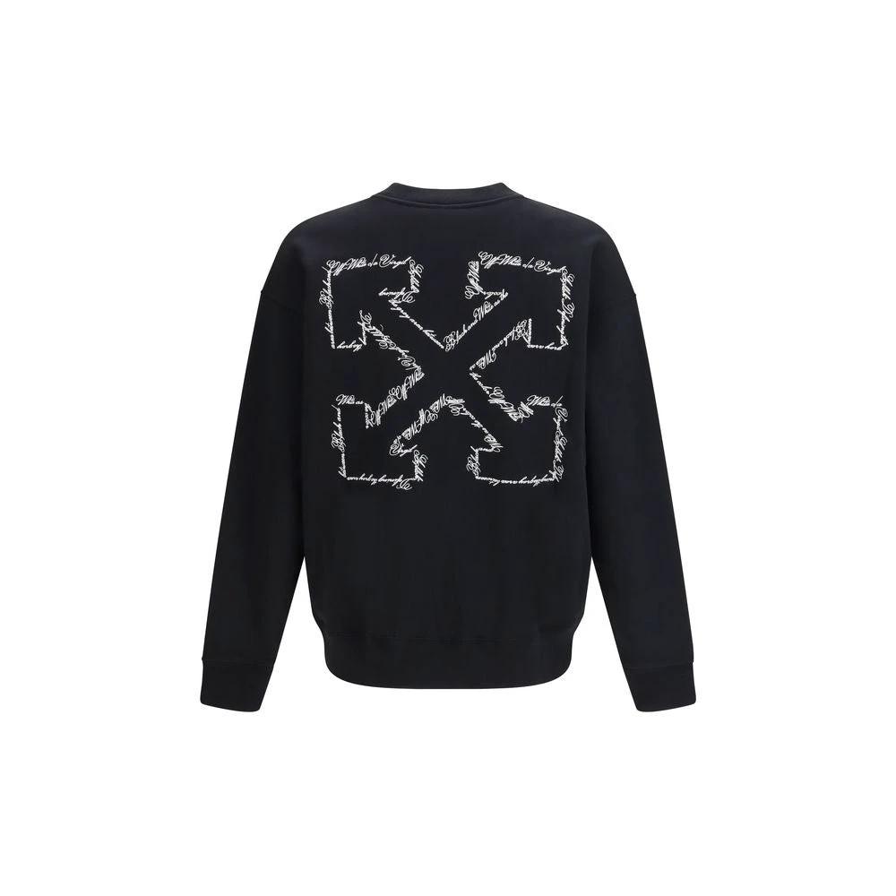 Off-White Schwarzer Baumwoll-Sweatshirt by Off-White