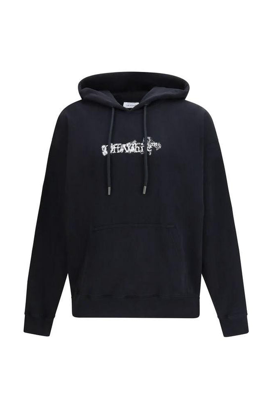 Off-White Schwarzer Baumwoll-Sweatshirt by Off-White