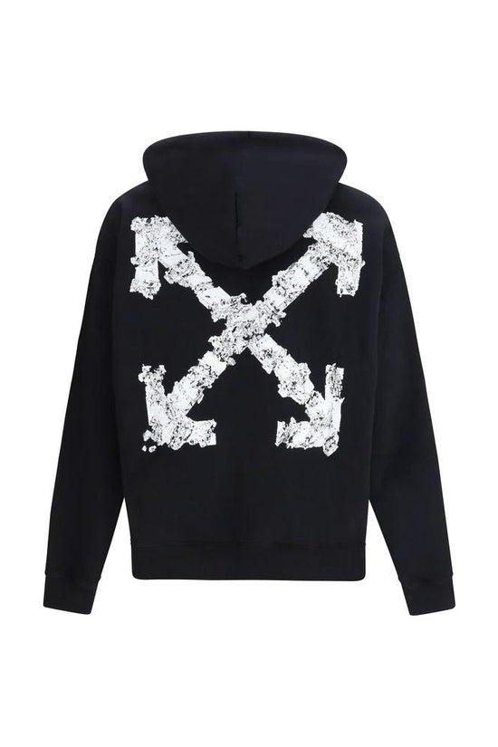 Off-White Schwarzer Baumwoll-Sweatshirt by Off-White