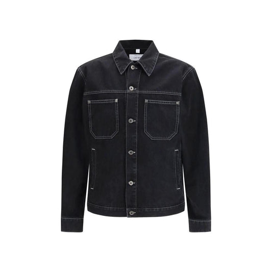 Off-White Schwarze Baumwoll-Denimjacke by Off-White