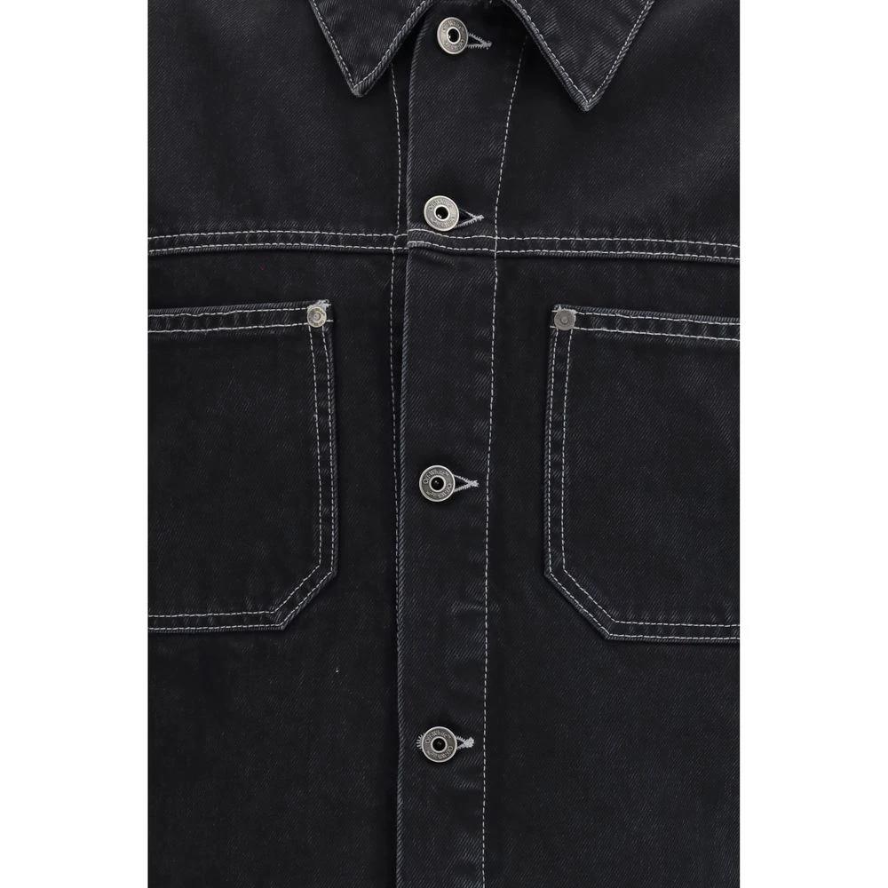 Off-White Schwarze Baumwoll-Denimjacke by Off-White