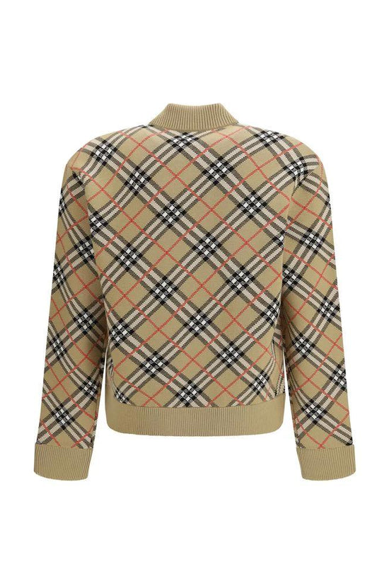 Burberry Beige Woll-Bomberjacke by Burberry