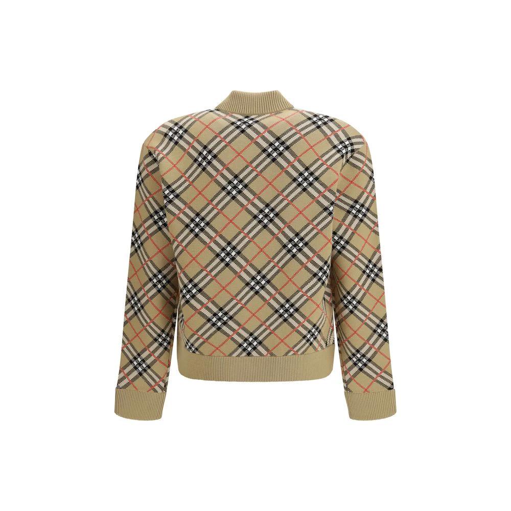 Burberry Beige Woll-Bomberjacke by Burberry