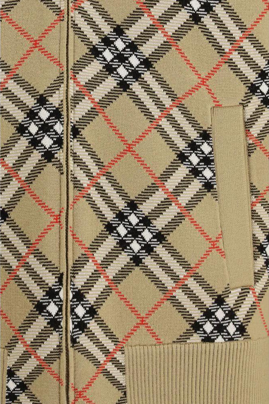 Burberry Beige Woll-Bomberjacke by Burberry